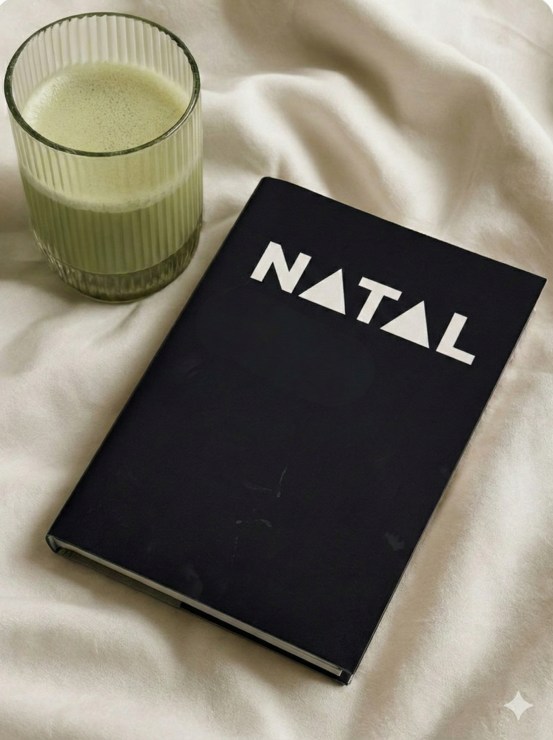 Natal Journal with morning matcha