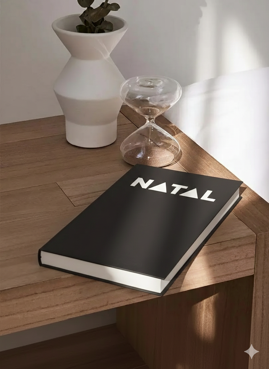 Natal Journal on a table
